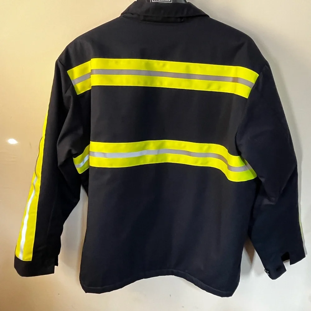Uniwear By UniFirst Quilted Safety Jacket Sz XL - Picture 5 of 8